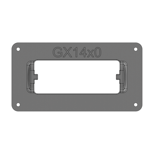 Standard Horizon® GX1410 Marine Radio Flush‑Mount Adapter Plate - CrossTraX Designs