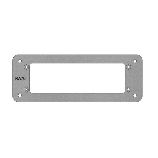 Fusion® MA-RA70 Marine Radio Flush‑Mount Adapter Plate - CrossTraX Designs