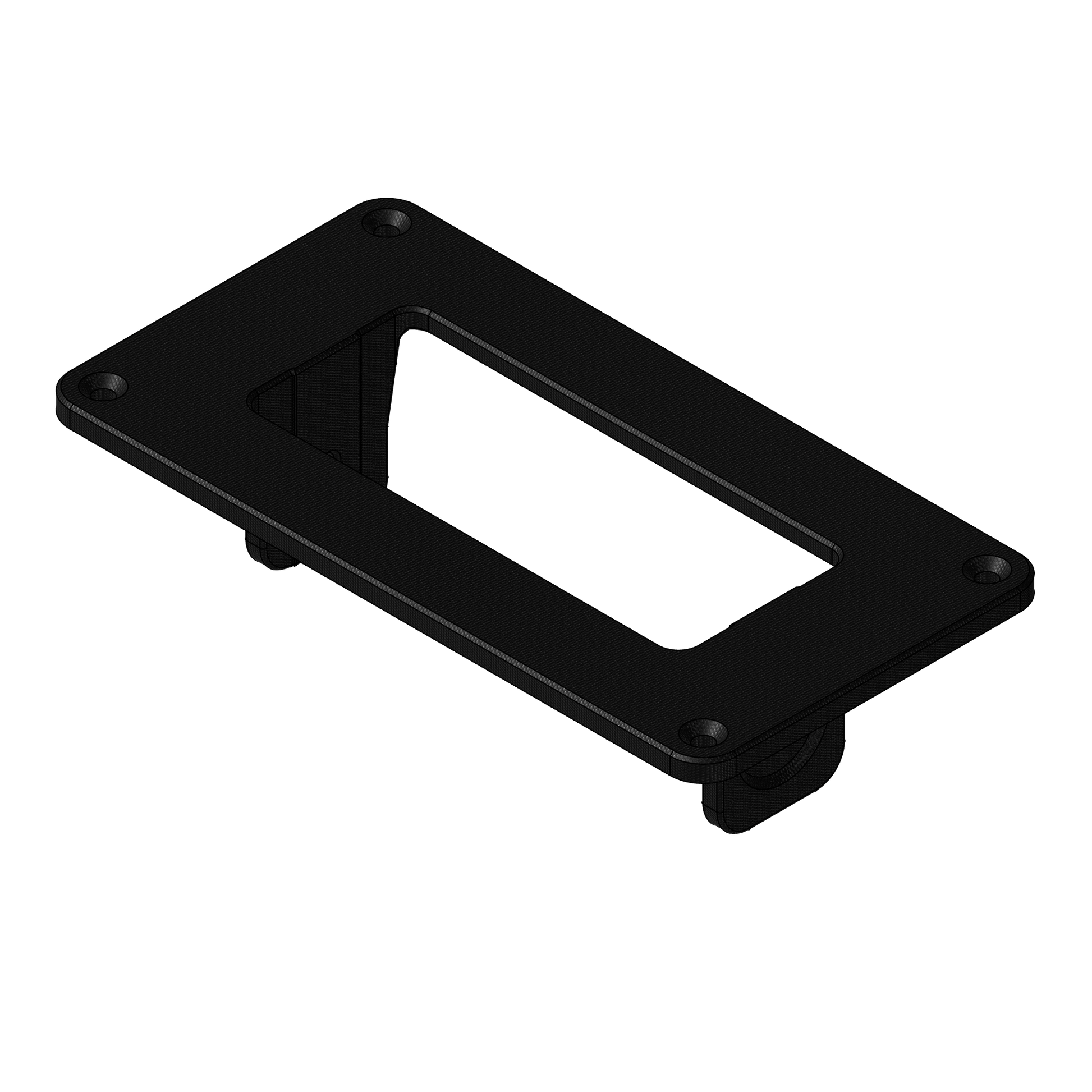 Standard Horizon® GX1410 Marine Radio Flush‑Mount Adapter Plate - CrossTraX Designs