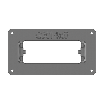 Standard Horizon® GX1410 Marine Radio Flush‑Mount Adapter Plate - CrossTraX Designs