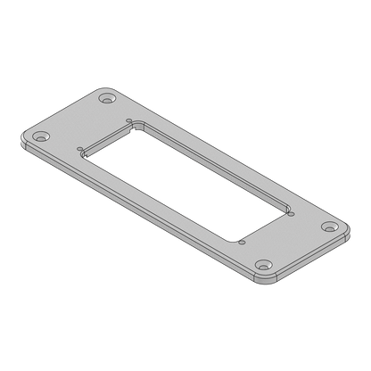 Fusion® RA60/RA210/RA670 Flush‑Mount Adapter Plate - CrossTraX Designs