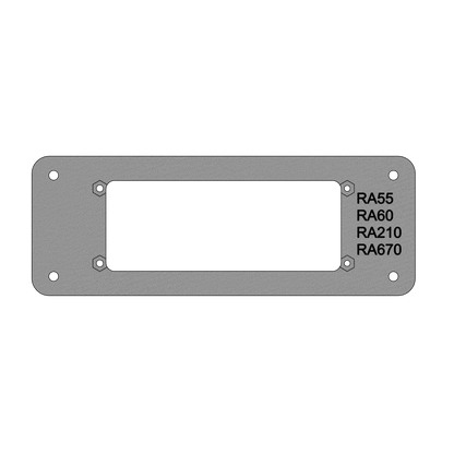 Fusion® RA60/RA210/RA670 Flush‑Mount Adapter Plate - CrossTraX Designs