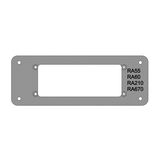 Fusion® RA60/RA210/RA670 Flush‑Mount Adapter Plate - CrossTraX Designs