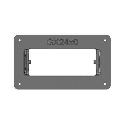 Standard Horizon® GX2410 Marine Radio Flush‑Mount Adapter Plate - CrossTraX Designs