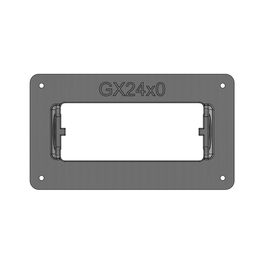 Standard Horizon® GX2410 Marine Radio Flush‑Mount Adapter Plate - CrossTraX Designs