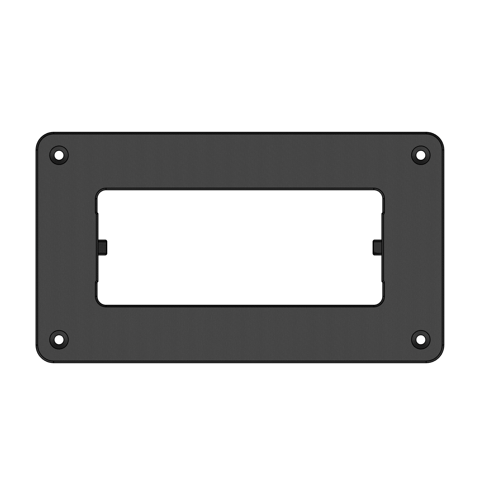Standard Horizon® GX2410 Marine Radio Flush‑Mount Adapter Plate - CrossTraX Designs