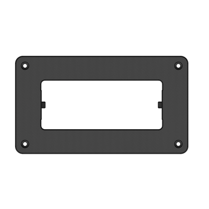 Standard Horizon® GX2410 Marine Radio Flush‑Mount Adapter Plate - CrossTraX Designs