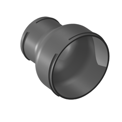 6in to 4in Reducer -  Leaf Vacuum Hose Adapter