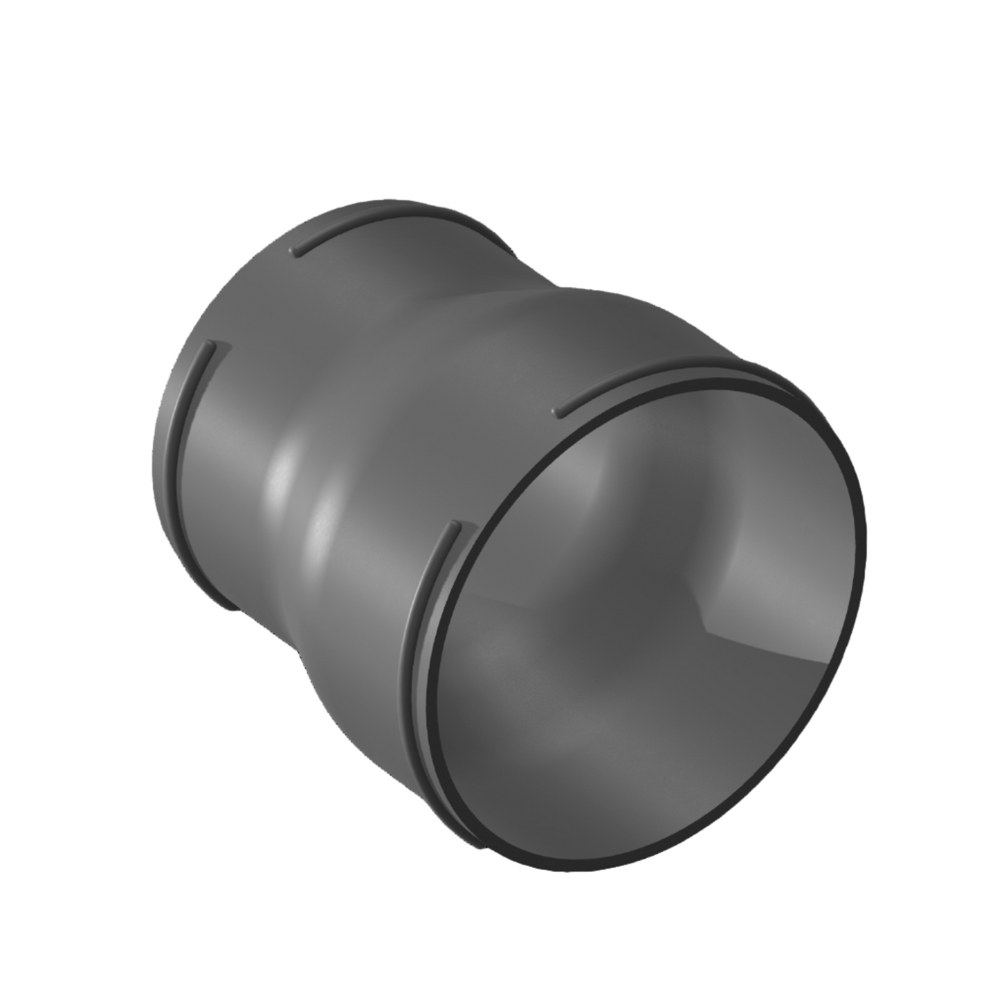6in to 5in Reducer -  Leaf Vacuum Hose Adapter