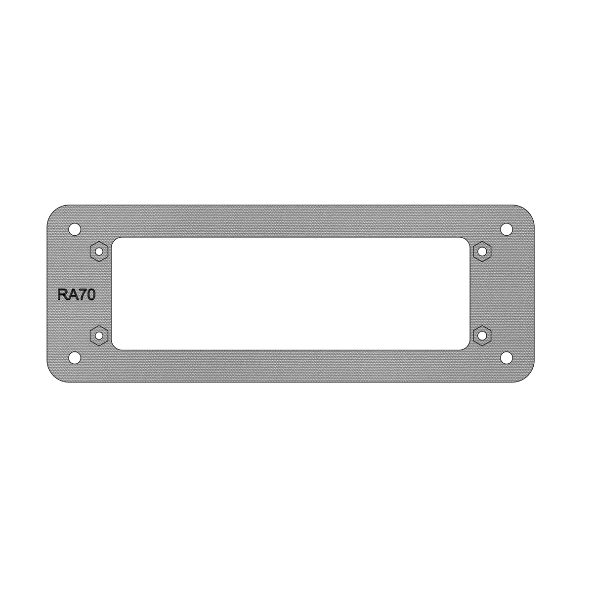 Fusion® MA-RA70 Marine Radio Flush‑Mount Adapter Plate - CrossTraX Designs