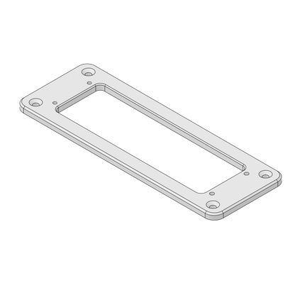 Fusion® MA-RA70 Marine Radio Flush‑Mount Adapter Plate - CrossTraX Designs