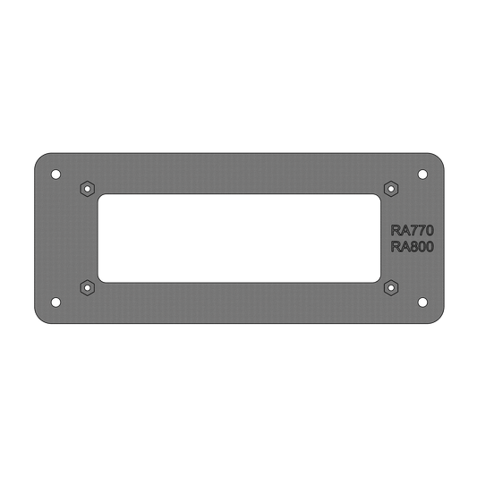 Fusion® RA770/RA800 Marine Radio Flush‑Mount Adapter Plate - CrossTraX Designs