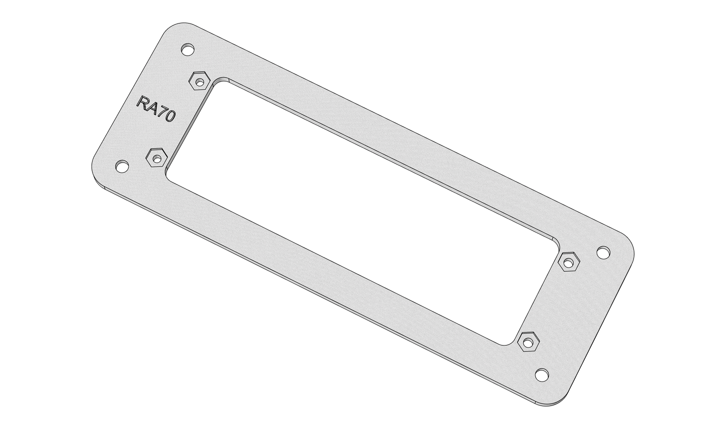 Flush‑Mount Adapter Plate for Fusion® MA-RA70 Marine Radio