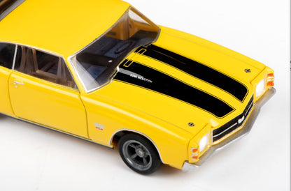 1971 Chevelle 454 - Yellow HO Scale Slot Car