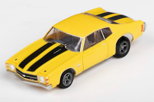 1971 Chevelle 454 - Yellow HO Scale Slot Car