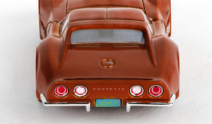 1971 Corvette 454 - Orange Metalic HO Scale Slot Car