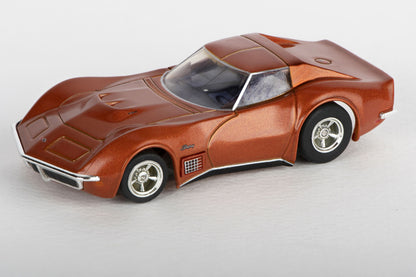 1971 Corvette 454 - Orange Metalic HO Scale Slot Car