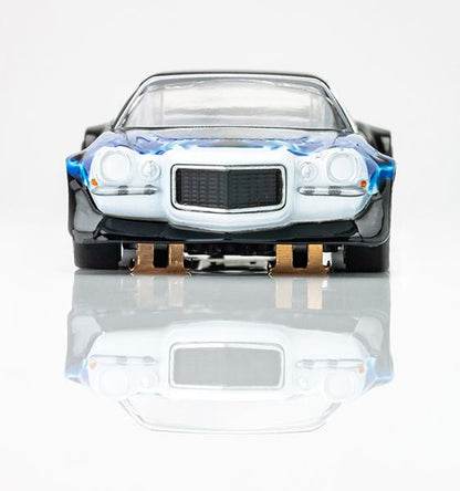 Camaro 1973 Wildfire Black/Blue HO Scale Slot Car