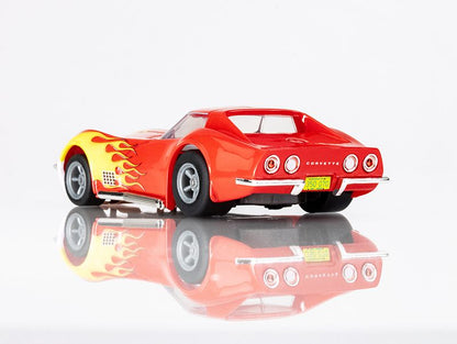 Corvette 1970 Red/Yellow Wildfire HO Scale Slot Car