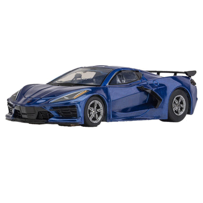 Corvette C8 Riptide Blue Metallic Slot Car