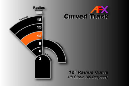 Track, Curve 12"x1/8  (2pcs)