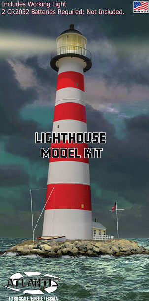 1/160 Scale Lighthouse with Light and Diorama Base