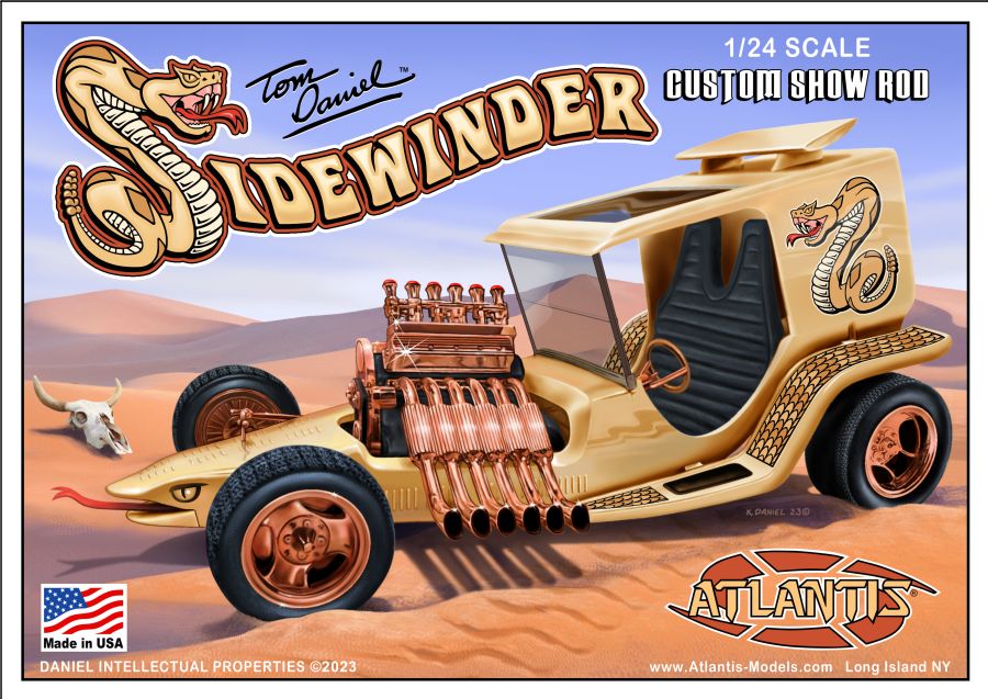 1/24 Tom Daniel Sidewinder Custom Show Rod Plastic Model