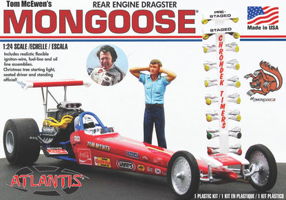 1/24 Tom McEwen Rear Engine Dragster Plastic Model Kit