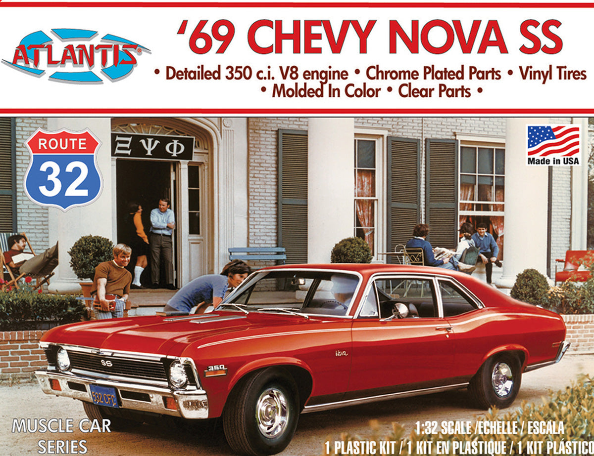 1/32 1969 Chevy Nova SS Route 32 Plastic Model Kit