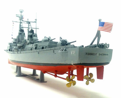 1/320 USS Forrest Sherman Destroyer Plastic Model Kit