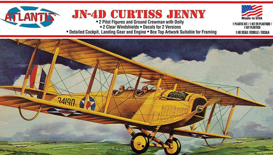 1/48 Curtiss Jenny JN-4 Airplane Plastic Model Kit