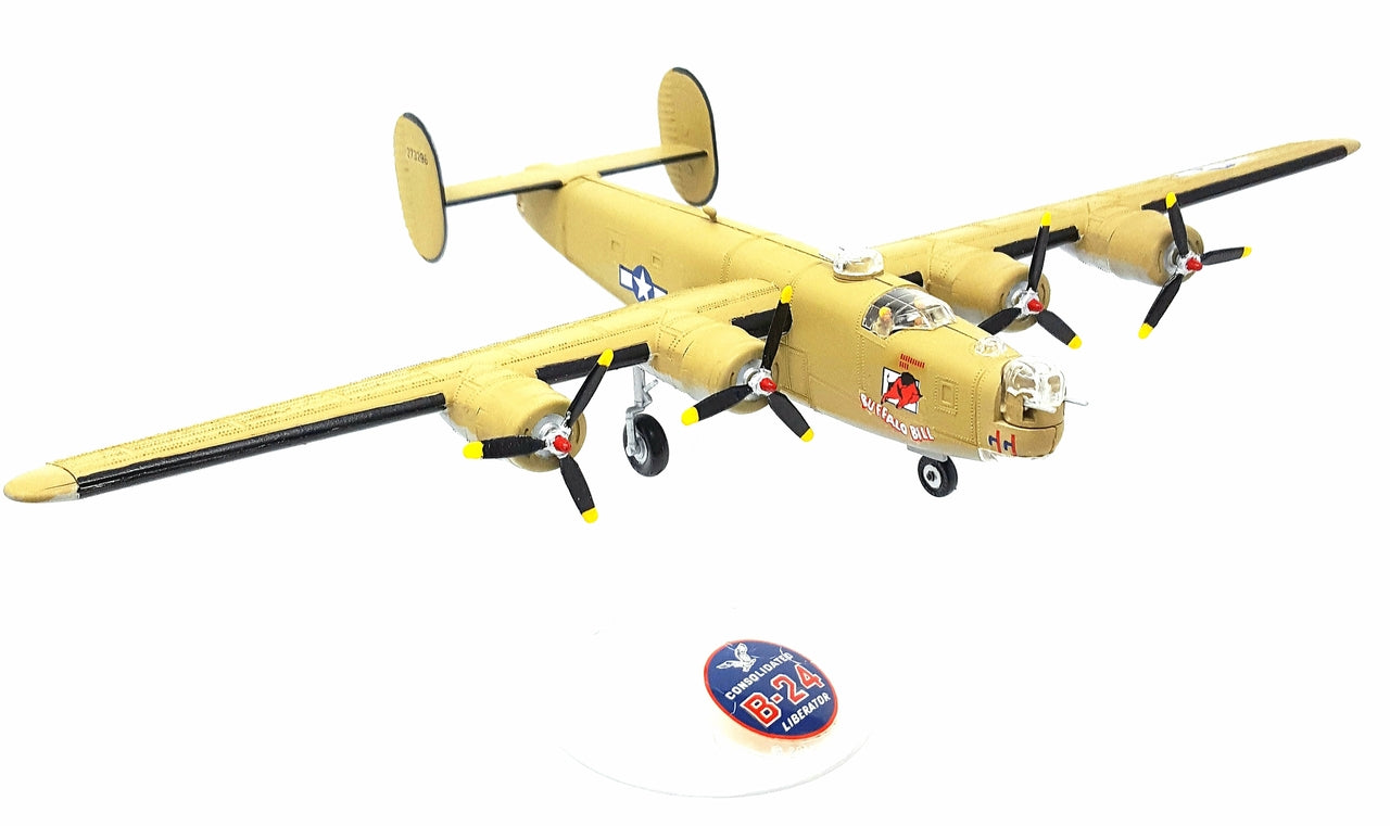 1/92 B-24J Bomber Buffalo Bill with Swivel Stand Plastic