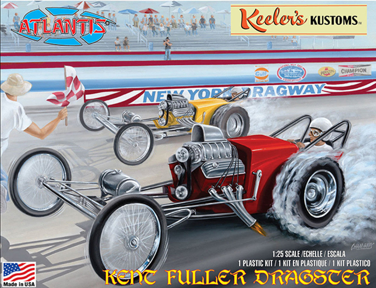 Keelers Kustom's Kent Fuller Dragster 1/25 Plastic Model