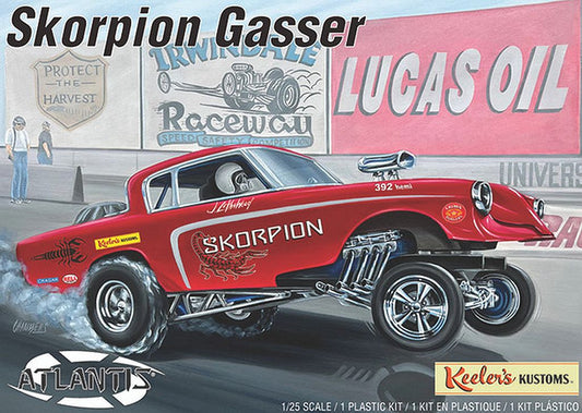 Keelers Kustom's Skorpion Gasser 1/25 Plastic Model Kit