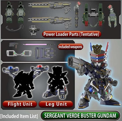 #12 Sergeant Verde Buster Gundam DX Set "SD Gundam World