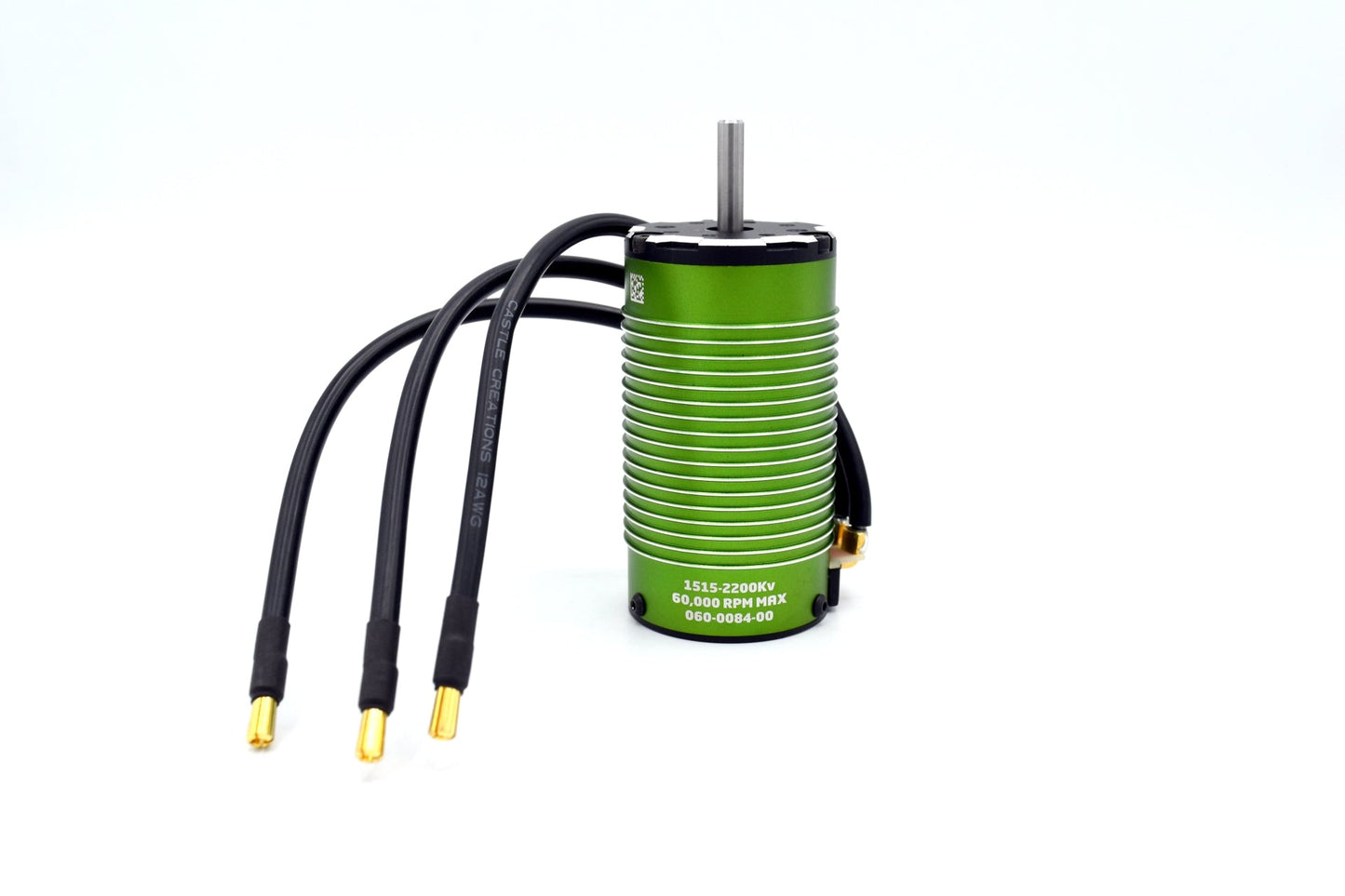 4-Pole Sensored Brushless Motor, 1515-2200KV, 12AWG, 4mm