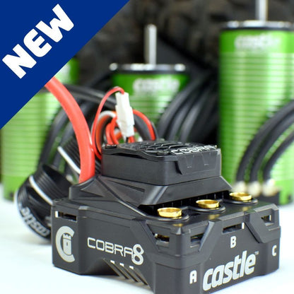 Cobra 8 25.2V ESC with 1512- 1800kV Sensored Motor Combo