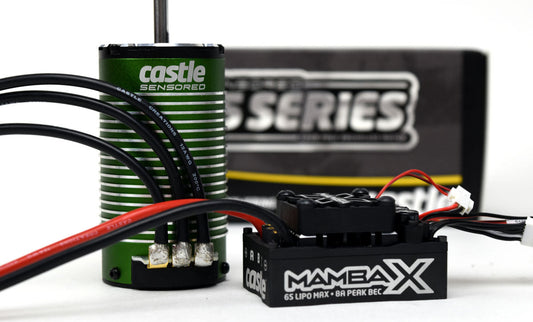 Mamba X 25.2V WP ESC & 1515-2200 KV Sensored Motor