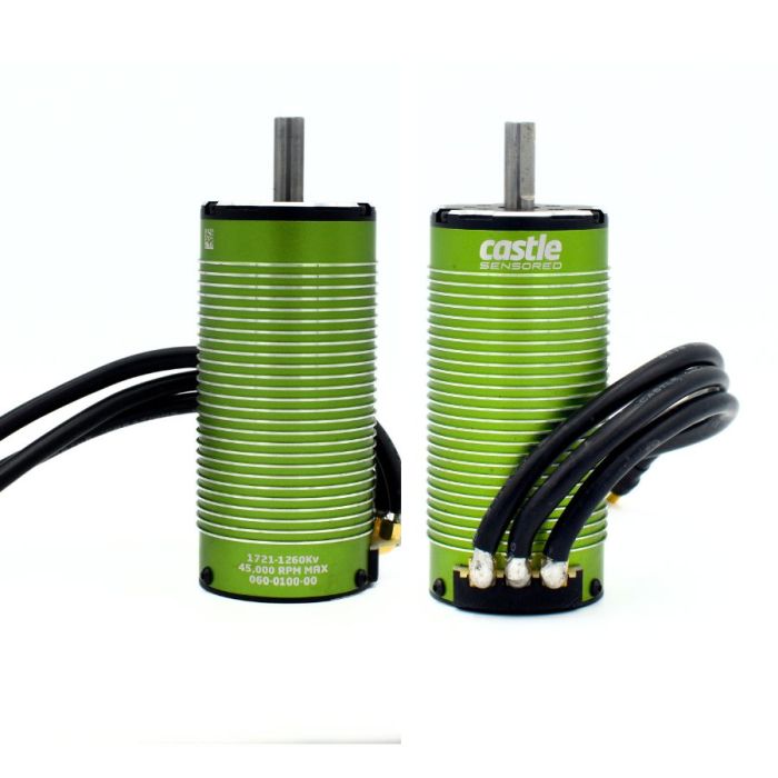 Motor, 4-Pole, Sensored Brushless 1721-1260KV