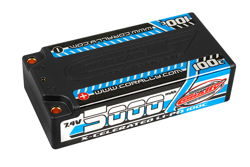 5000mAh 7.4v 2S 100C X-Celerated Hardcase Lipo