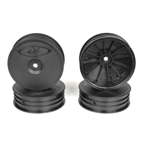 Slim Speedline Buggy Wheels, Front, Black, 4pcs