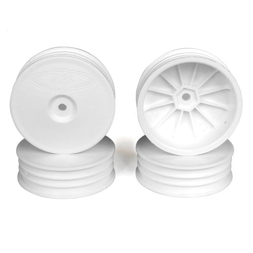 Slim Speedline Buggy Wheels, Front, White, 4pcs