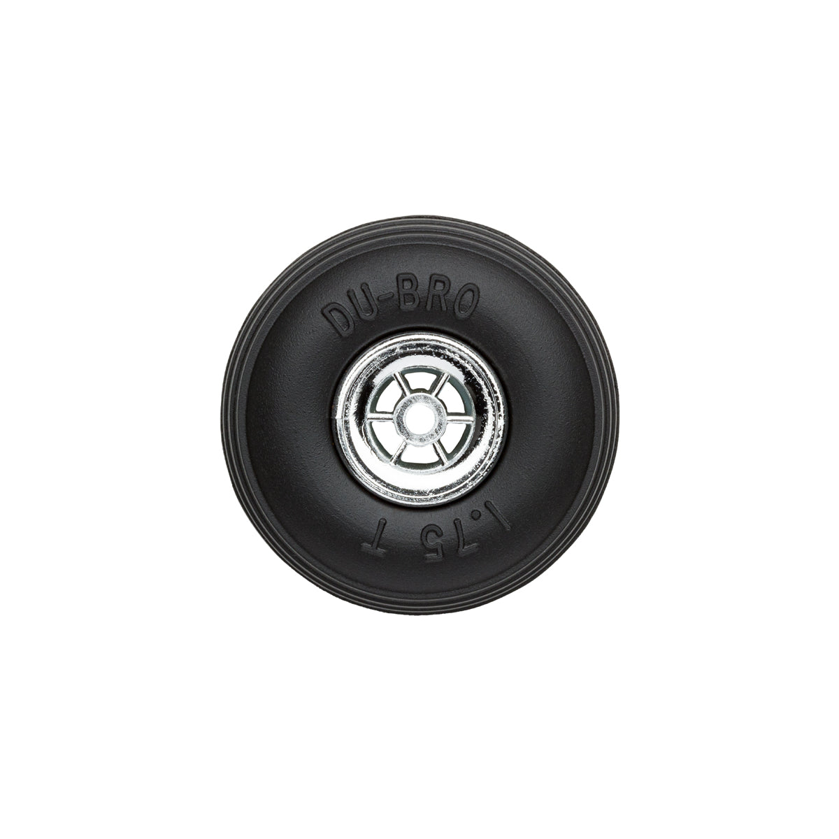 1-3/4" Diameter Treaded Chrome Wheels 2/pkg