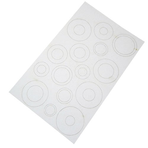 Laser Cut Centering Rings and Paper Adapters (4 pc)