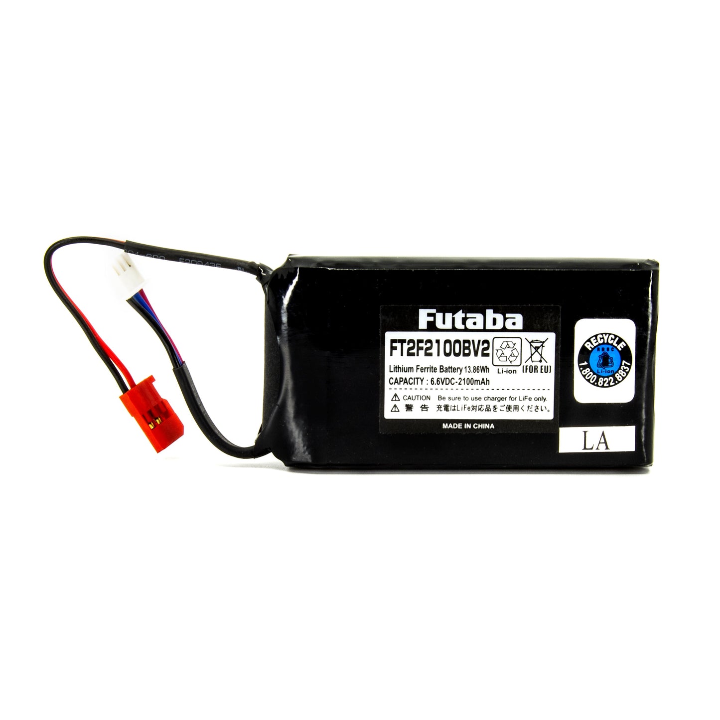 2100mAh LiFe Transmitter Battery 6.6V (2-Cell)