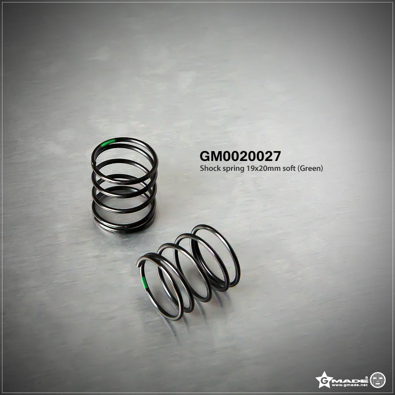 Shock Spring 19X20mm Soft Green (2)