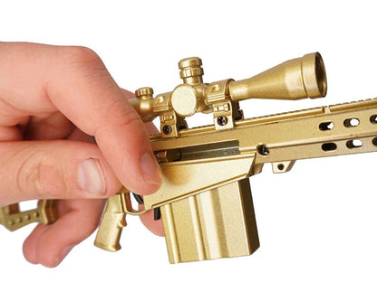 1/3 Scale Die Cast Barrett .50Cal Model, Gold