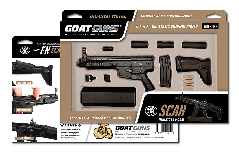 1/3 Scale Die Cast FN Scar Model, Black