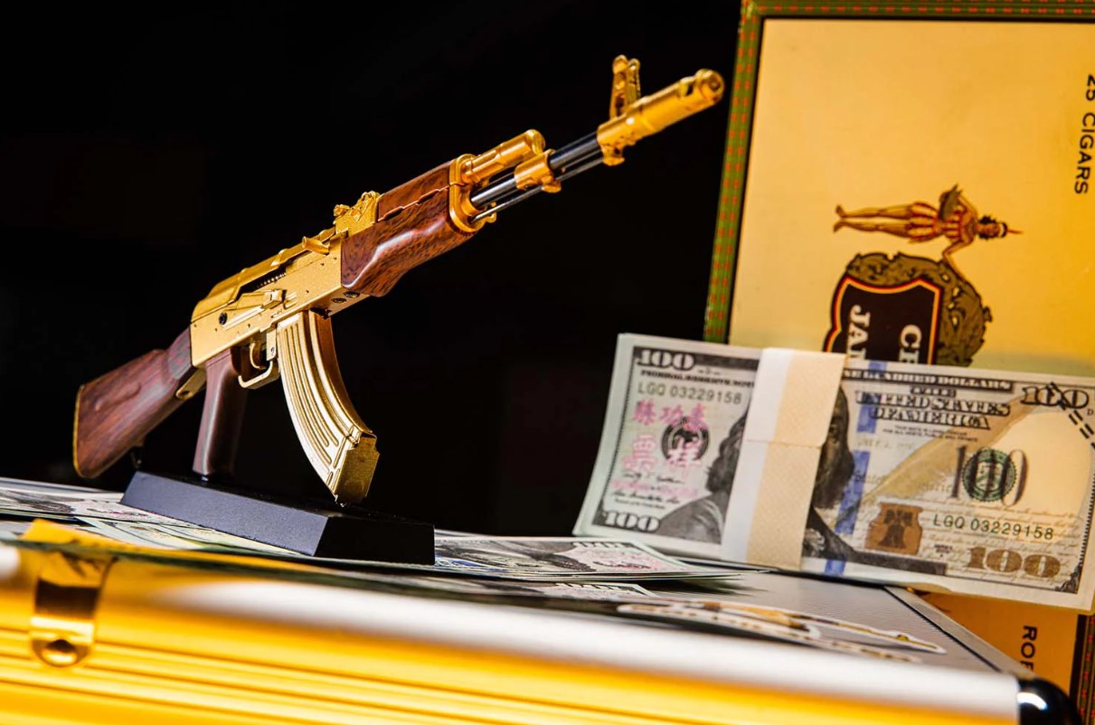 AK47 Model, Gold