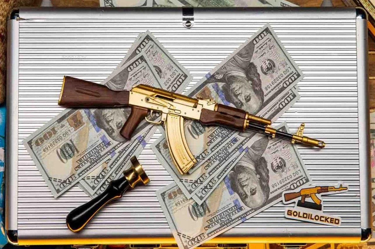 AK47 Model, Gold